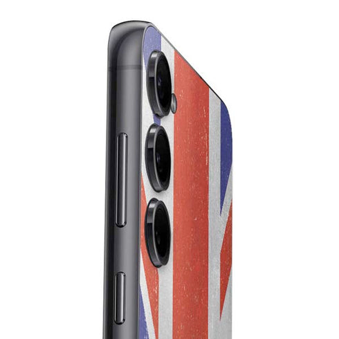 United Kingdom Flag Distressed Galaxy S25 Skin